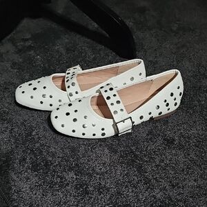 White Studded Women's Shoes